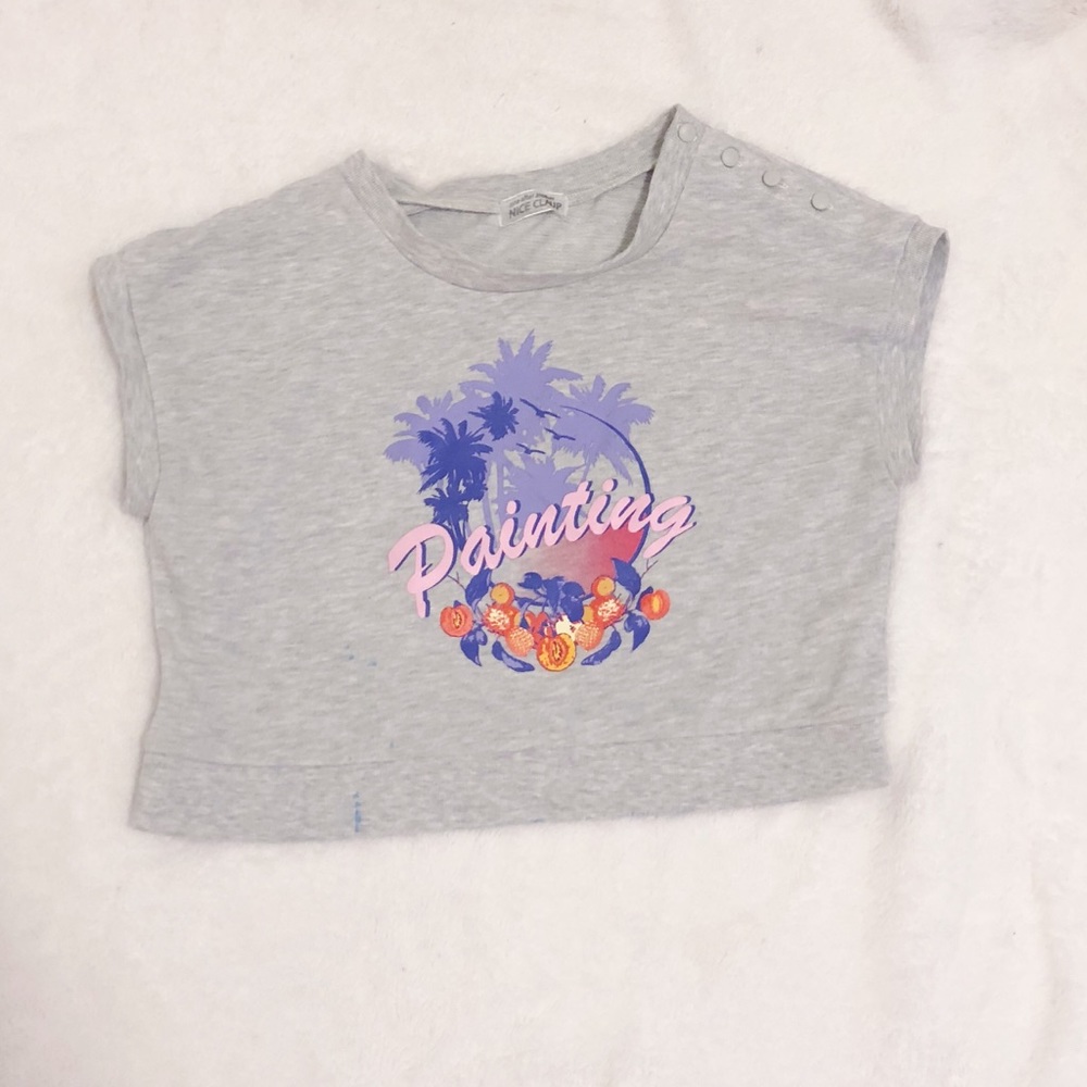 “Painting” crop top